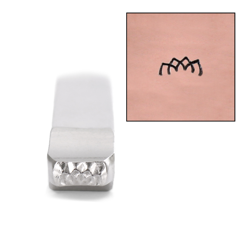 Metal Stamping Tools ImpressArt Lotus Border Metal Design Stamp, 6mm